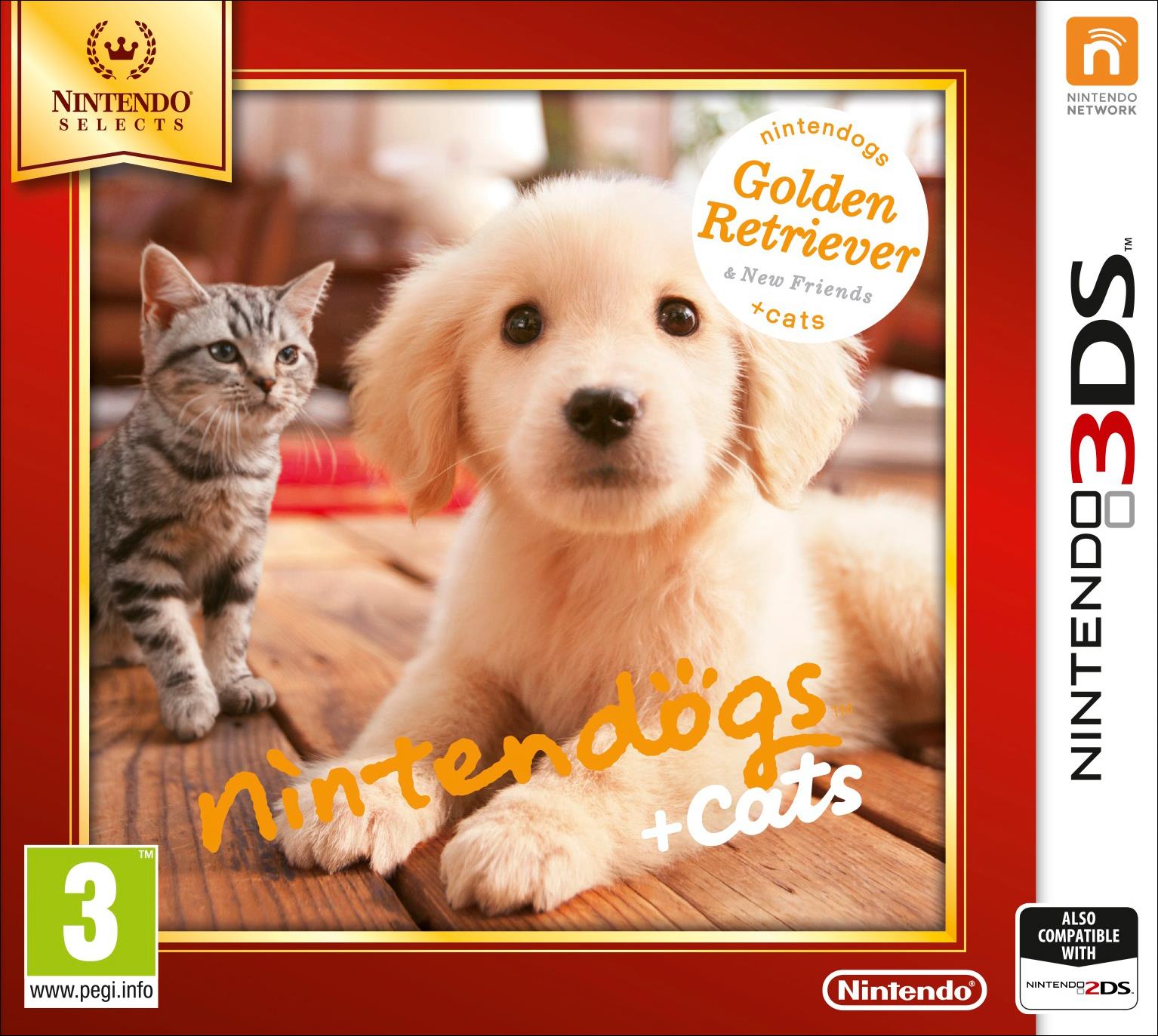 NINTENDO Nintendogs + Cats: Golden Retriever Selects per Nintendo 3DS